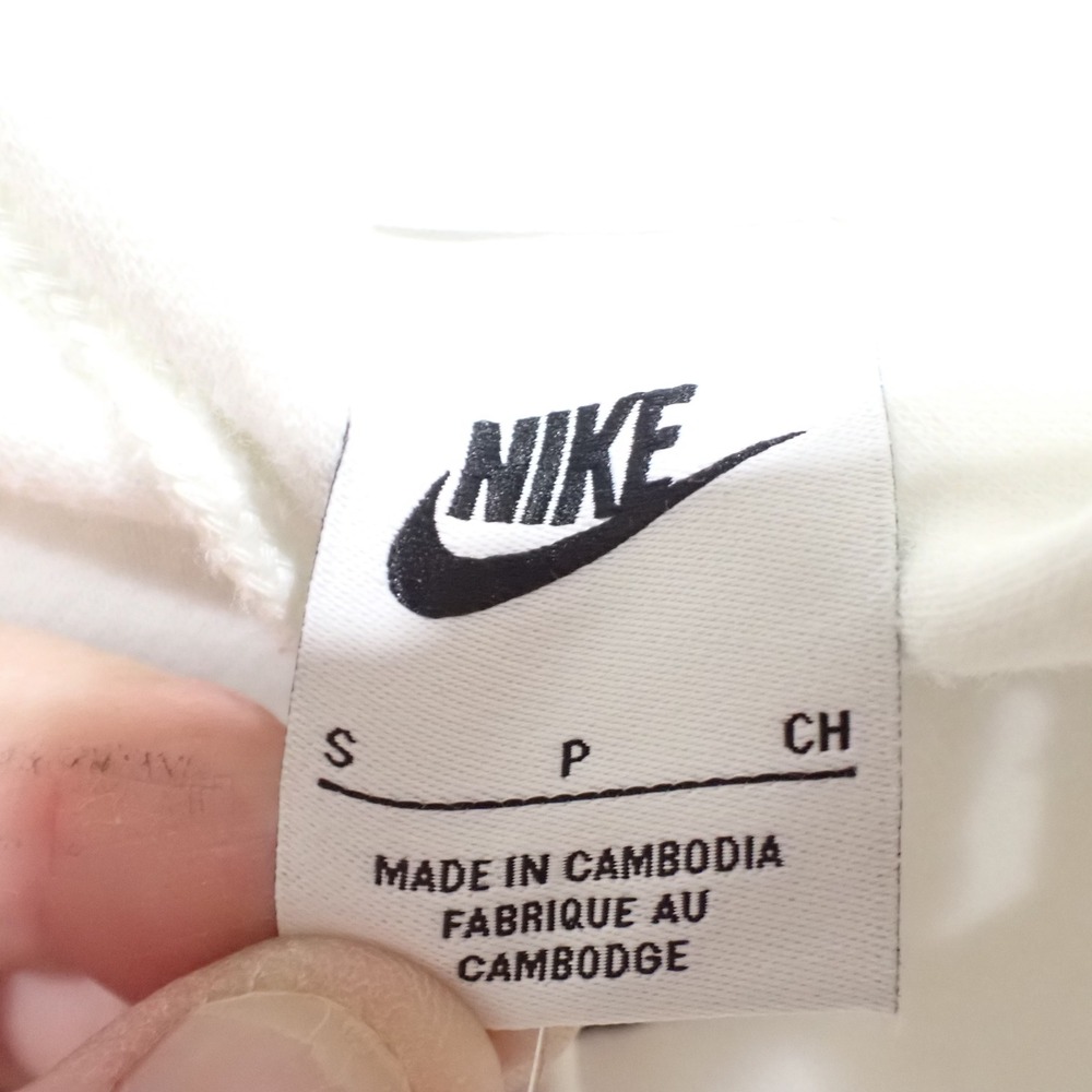 Nike Sportswear Phoenix Fleece Oversized Hoodie White center Swoosh Small - Picture 4 of 5